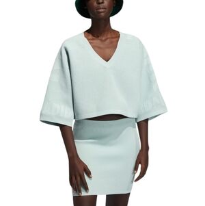 Adidas x Ivy Park Knit Crop Jersey Top XS